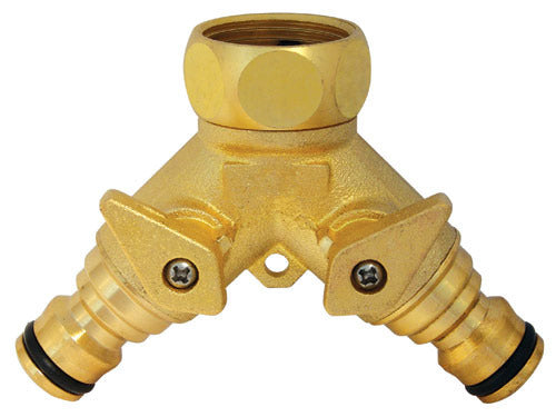 G7918 Brass 2-Way tap connector 3/4"
