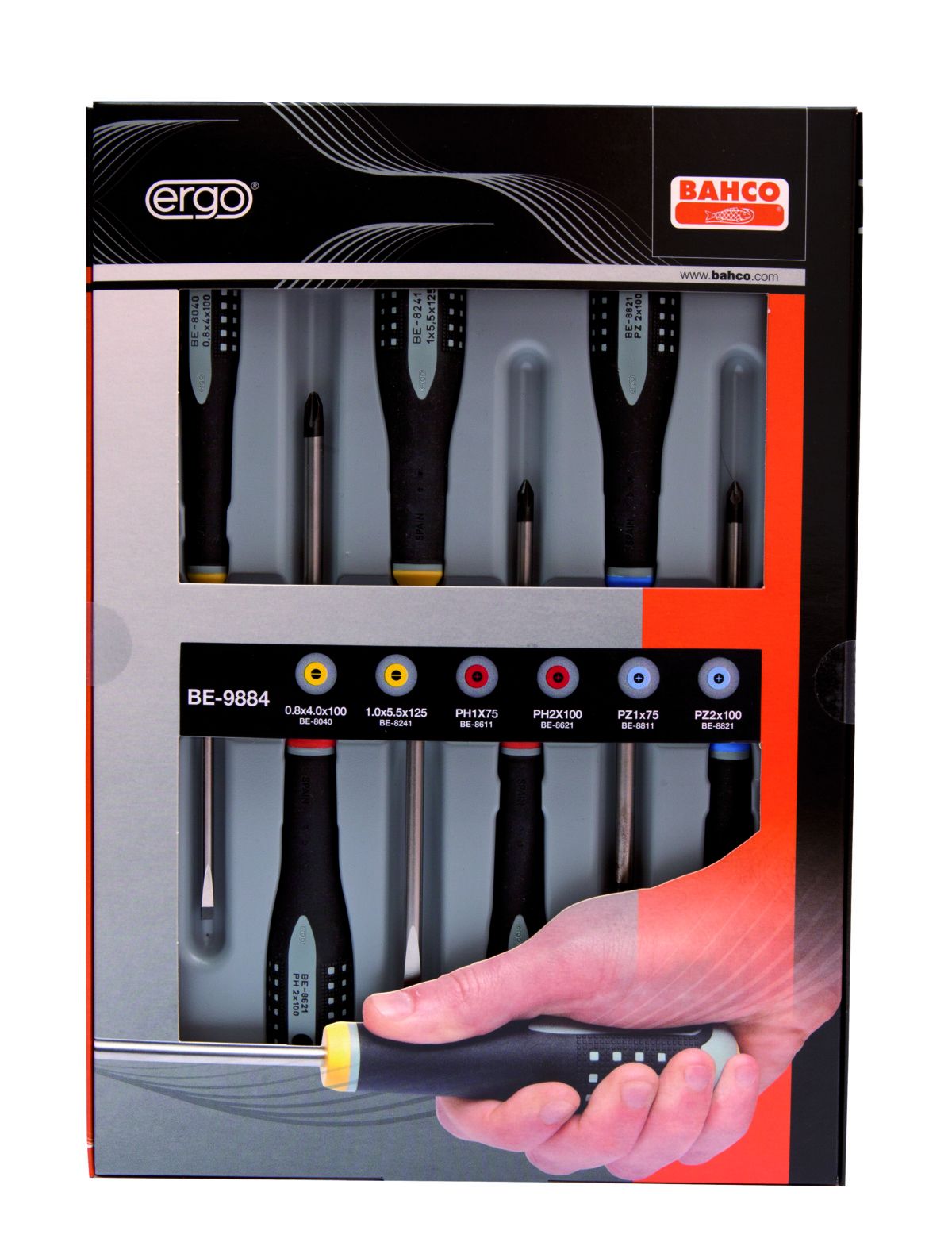 BAHCO Screwdriver Set BE-9884